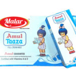 Amul Taaza UHT Full Cream Milk – 12 x 1L