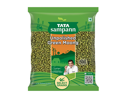 Tata Sampann Unpolished Green Moong Dal – 1 Kg